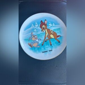 Disney Bambi 1942 Decorative Plate Featuring Bambi Disney Franchise Collectible
